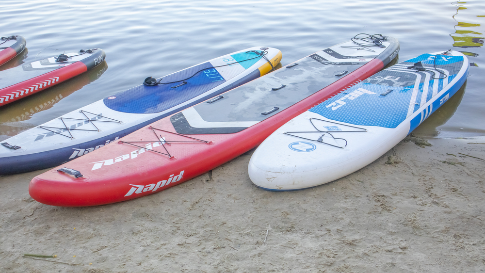 Blue Water RV Resort offers paddleboard rental.