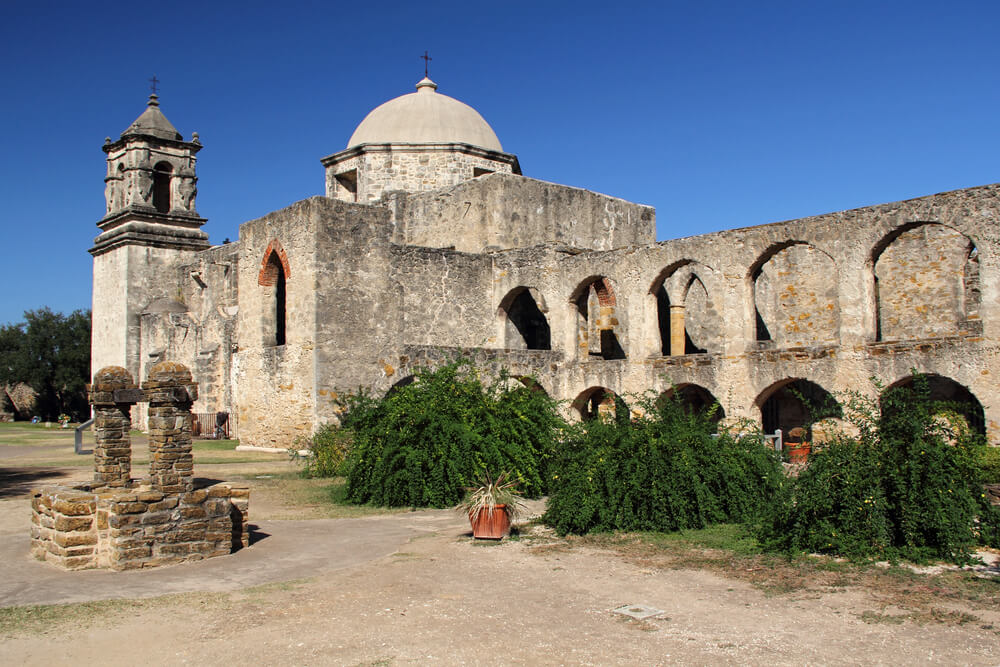 San Antonio Missions National Historic Park is a top tourist attraction in the coastal plains of texas