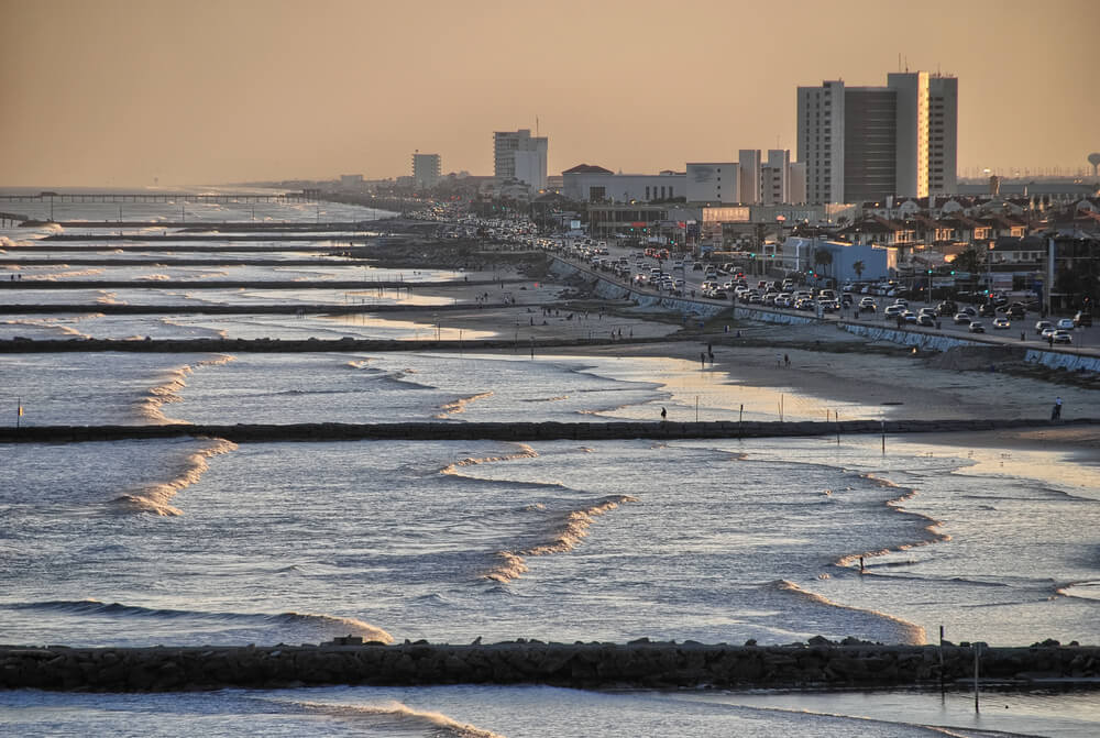 Galveston is one of the major cities in the gulf coastal plains of texas.